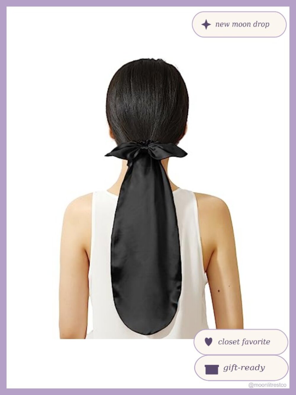 100% Mulberry Silk Bonnet & Hair Ties 2-in-1 Adjustable Sleep Scrunchie